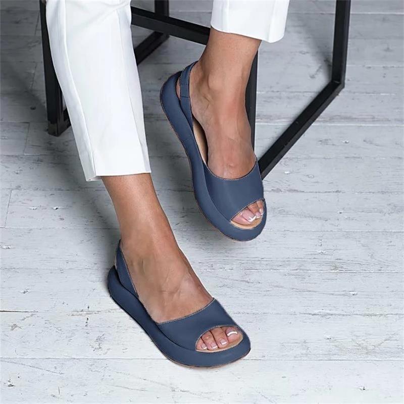 Summer Women Sandals Fish Mouth Elegant  Ladies Shoes Slip On Solid  Female Single Shoes Casual Soft Office Flats Dropshipping