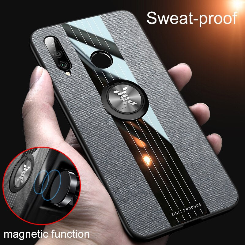Luxury Cloth Phone Case For Huawei P30 P20 Lite Mate 10 Lite 20 Pro Nova 2i 3 3i Honor 10 Lite 8X 7C
