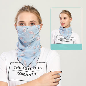 Spring And Summer Sun-resistant Silk Scarves Scarf Large Face Mask Women's Neck Guard Breathable Mask All Face Covering UV-Prote
