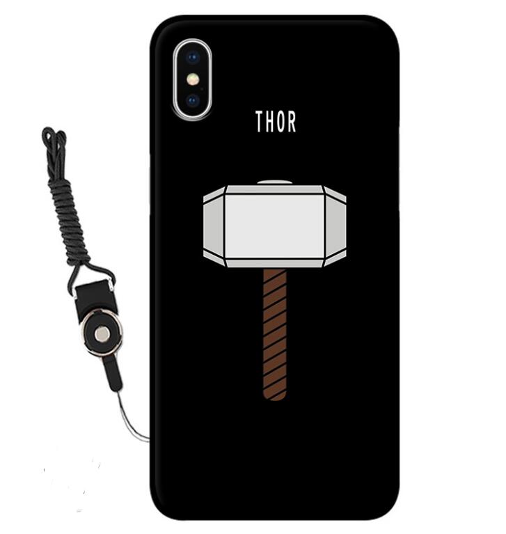 Marvel Superhero High Quality Classic Phone Accessories Case for Apple iPhone X Xs Xr Xs max 8 7 6 6S Plus 5 5S SE cass