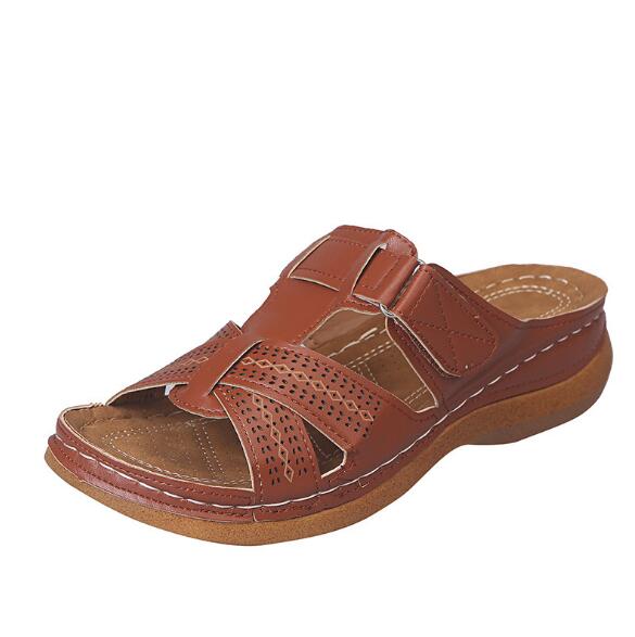 Women's Summer Open Toe Comfy Sandals Super Soft Premium Orthopedic Low Heels Walking Sandals Drop Shipping Toe Corrector Cusion