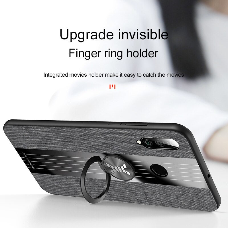Luxury Cloth Phone Case For Huawei P30 P20 Lite Mate 10 Lite 20 Pro Nova 2i 3 3i Honor 10 Lite 8X 7C