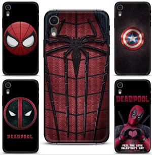 Marvel Superhero High Quality Classic Phone Accessories Case for Apple iPhone X Xs Xr Xs max 8 7 6 6S Plus 5 5S SE cass