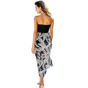 Unique Tassels Multi-color Printed Beach Skirt