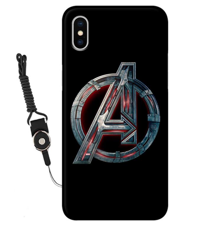 Marvel Superhero High Quality Classic Phone Accessories Case for Apple iPhone X Xs Xr Xs max 8 7 6 6S Plus 5 5S SE cass