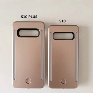 For Samsung S10 anti-fall 3 generations Light Up selfie flash phone Case flash Protector Cover Bag For Samsung s8 s9 s10 plus
