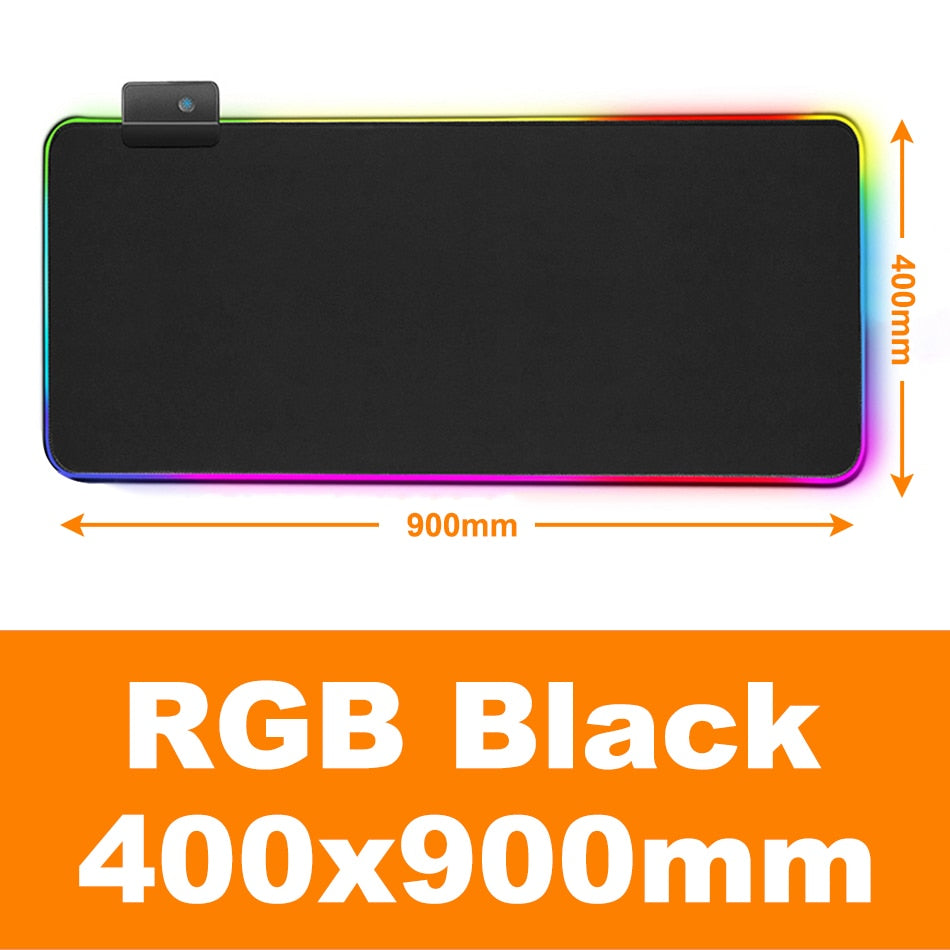 Mouse Pad Gaming Mouse Pad Large RGB Computer Mause Pad XXL Mousepad Gamer Keyboard Mause Carpet Desk Mat PC Game Mouse Pad