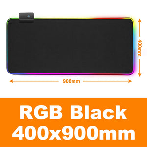Mouse Pad Gaming Mouse Pad Large RGB Computer Mause Pad XXL Mousepad Gamer Keyboard Mause Carpet Desk Mat PC Game Mouse Pad