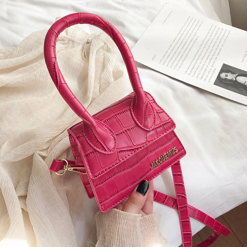 Jacquemus Mini Purses and Handbags for Women 2020 Crossbody Bag Famous Brand Totes Luxury Designer Hand Bags crocodile pattern