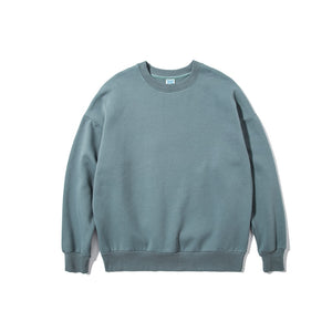 INFLATION 2020 Winter Men Thick Fleece Sweatshirt Unsex Hip Hop Multi-color Sweatshirt Men Solid Basic Winter Sweatshirts 166W17