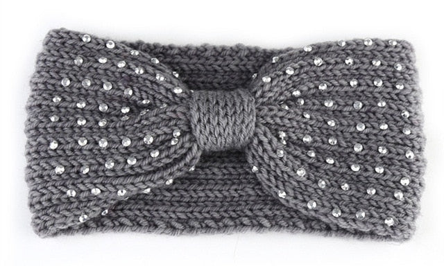 New Knitted Knot Cross Headband for Women Autumn Winter Girls Hair Accessories Headwear Elastic Hair Band Hair Accessories