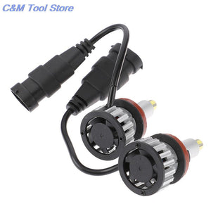 New 2Pcs/set DC 9-32 V 24Chips H1 H7 H8 H9 H11 LED Lamp Car Headlight Bulbs LED 360 Degree High Power Car LED Light 120W 18000LM