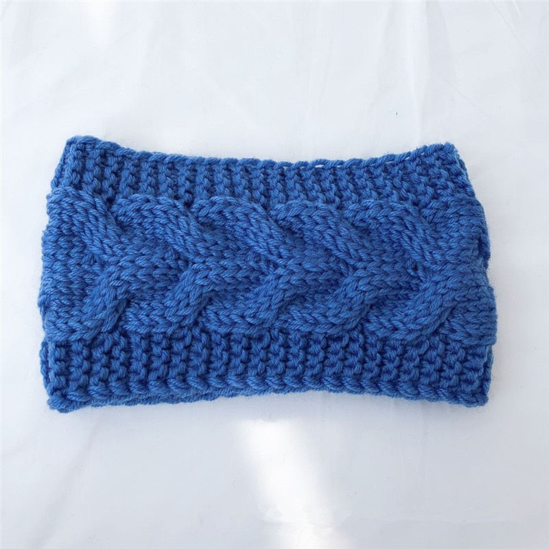 New Knitted Knot Cross Headband for Women Autumn Winter Girls Hair Accessories Headwear Elastic Hair Band Hair Accessories