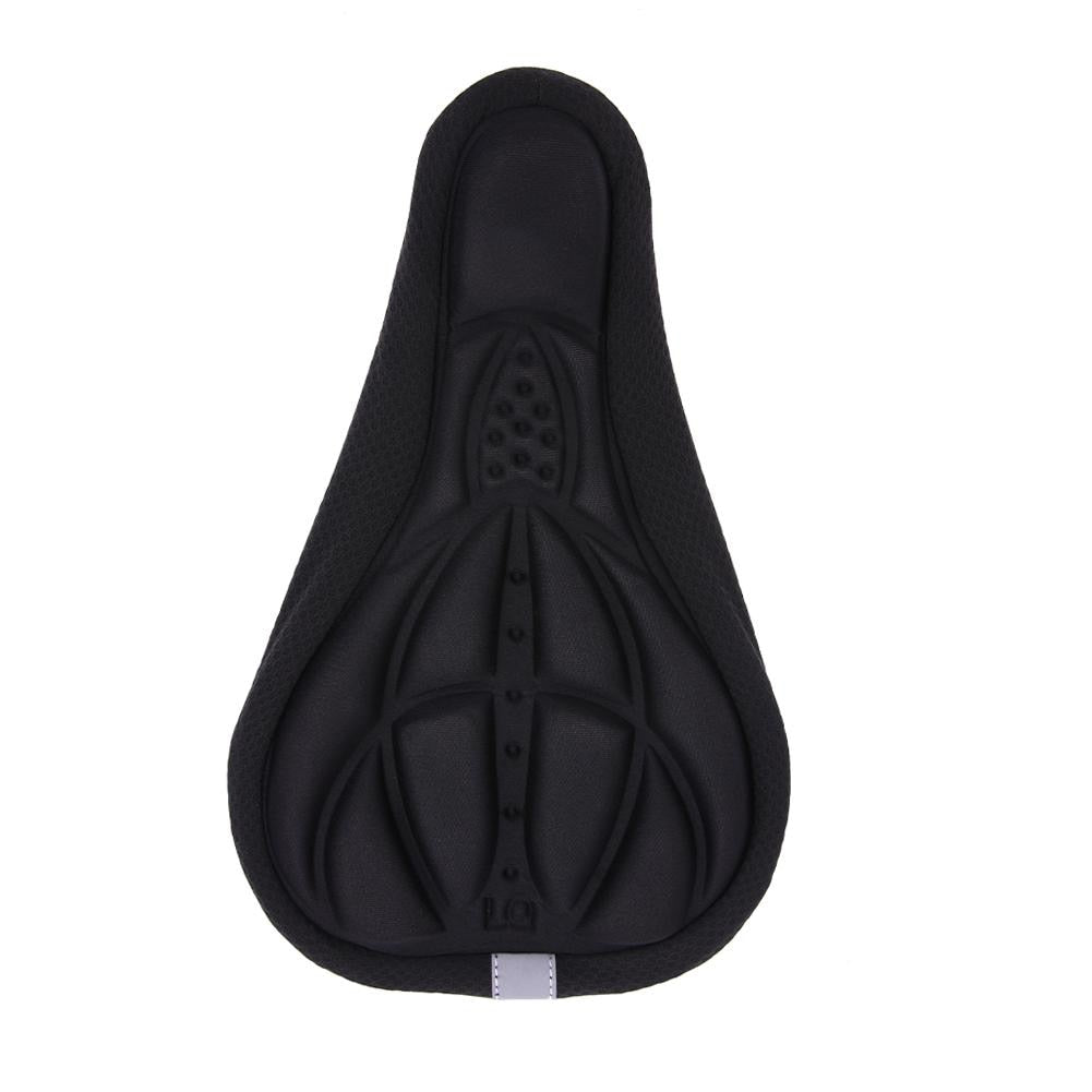 MTB Mountain Bike Cycling Thickened Extra Comfort Ultra Soft Silicone 3D Gel Pad Cushion Cover Bicycle Saddle Seat 4 Colors