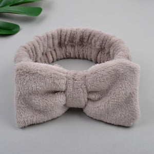 Wash Face Bow Hairbands For Women Girls