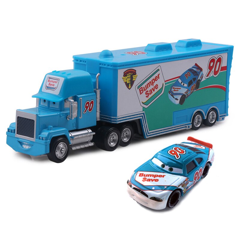 Disney Pixar Cars 2 3 Toys Lightning McQueen Jackson Storm Mack Uncle Truck 1:55 Diecast Model Car Toy Children Christmas Gift