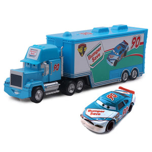 Disney Pixar Cars 2 3 Toys Lightning McQueen Jackson Storm Mack Uncle Truck 1:55 Diecast Model Car Toy Children Christmas Gift