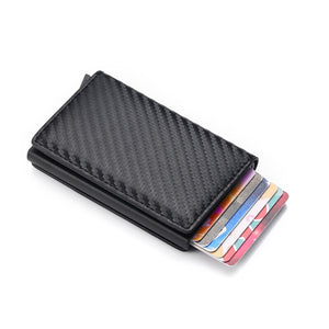 Aluminum Metal Credit Business Mini Card Wallet 2020 Dropshipping Man Women Smart Wallet Business Card Holder Hasp Rfid Wallet
