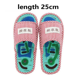Home Women Men Foot Acupoint Feet Massage Slippers Shiatsu Sandal Feet Acupressure Therapy Rotating Foot Massager Shoes Unisex