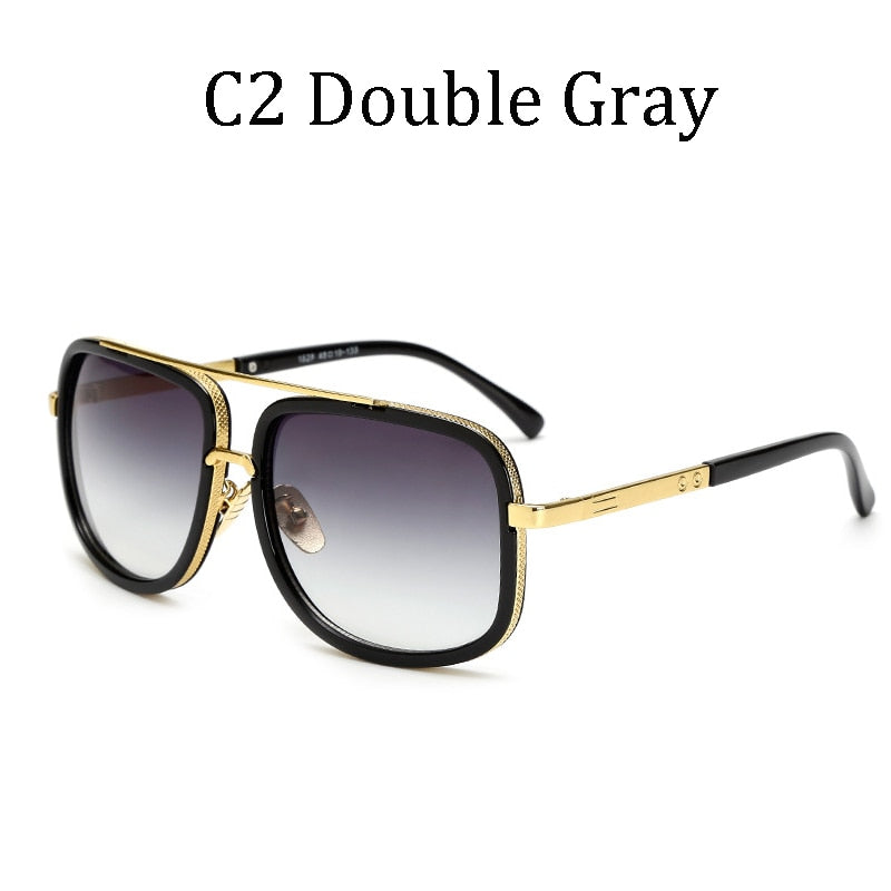 NEW luxury Avengers Tony Stark Style for women Sunglasses Men Square Brand Design Sun Glasses Oculos Retro male iron Man