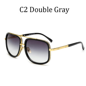 NEW luxury Avengers Tony Stark Style for women Sunglasses Men Square Brand Design Sun Glasses Oculos Retro male iron Man