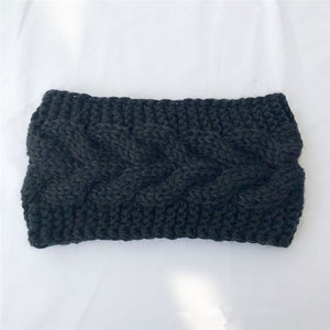 New Knitted Knot Cross Headband for Women Autumn Winter Girls Hair Accessories Headwear Elastic Hair Band Hair Accessories