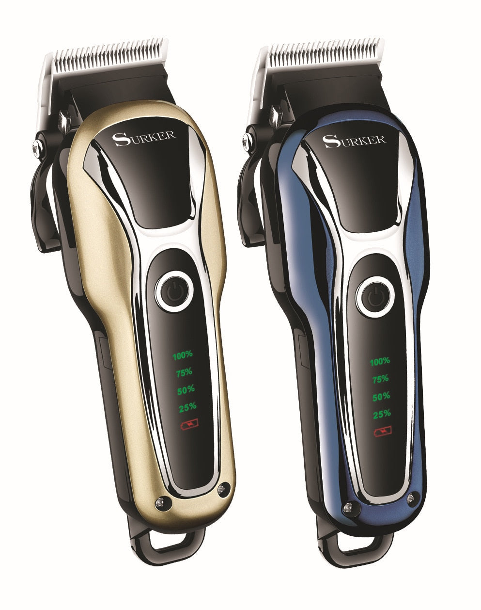 Surker New Products High-Power Liquid Crystal Hair Clipper Top Grade Profession Hair Salon Electric Hair Clippers Sub-Charging P