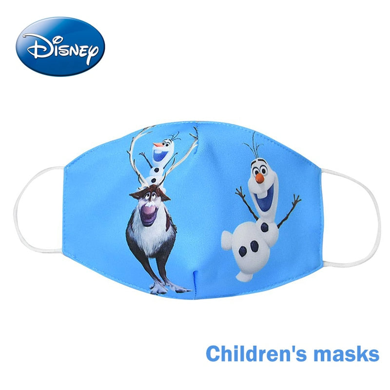 Disney congelé dessin animé bouche masque Anti poussière masque visage princesse Anna Elsa cotons masques pour enfants enfants réutilisables