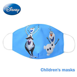 Disney congelé dessin animé bouche masque Anti poussière masque visage princesse Anna Elsa cotons masques pour enfants enfants réutilisables