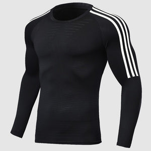Men Quick-drying Compression Training Tracksuit Warm Gym Sport Suit Jogging For Homme Man Running Tight Fitness Workout Clothes