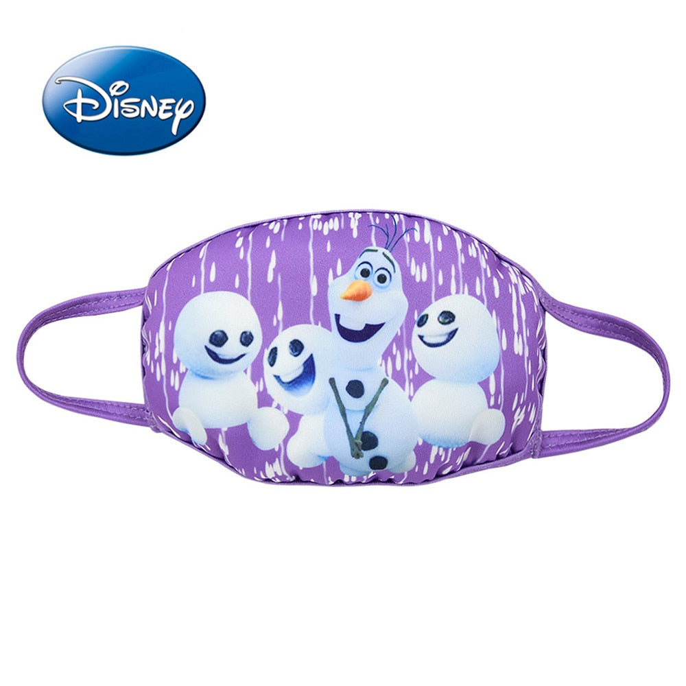 Disney congelé dessin animé bouche masque Anti poussière masque visage princesse Anna Elsa cotons masques pour enfants enfants réutilisables