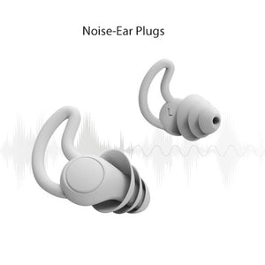 1Pair 2/3 Layer Soft Silicone Ear Plugs Tapered Sleep Noise Reduction Earplugs Sound Insulation Ear Protector
