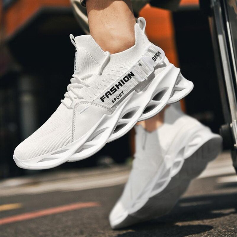 Sneakers Men Breathable Green 2021 Men Casual Shoes Autumn Big Size Soft Sneakers Women Lace-Up Mesh Fashion Sport Couple Shoes