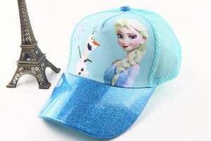 Anime Disney Marvel Frozen Mickey Mouse Kids Hat Boy Girl Travel Caps Spiderman Mickey Minnie Baby Caps Figure Gift Toys 2-8Y
