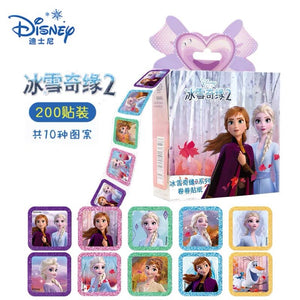 Véritable Disney reine des neiges 2 Elsa Anna autocollants amovibles princesse Scrapbooking pour enfants décor journal intime cahier décoration jouet autocollants