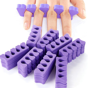 50/100pcs Pack Toes Separators Nail Art Soft Sponge Fingers Separators UV Gel Polish Beauty Manicure Pedicure Tools