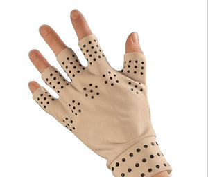 VIP2 1 Pair Magnetic Therapy Fingerless Gloves Arthritis Pain Relief Heal Joints Braces Supports Health Care Sport Safe Wrist