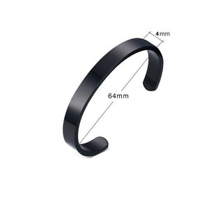 4mm wide stainless steel bracelet