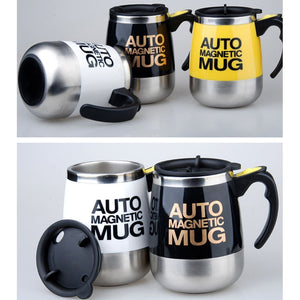 New Automatic Self Stirring Magnetic Mug Creative 304 Stainless Steel Coffee Milk Mixing Cup Blender Smart Mixer Thermal Cup