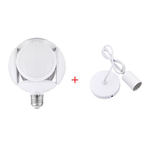 Led Bulb E27 30/45/60W Led Lamp Ceiling Fan Lampada Led Light 220V Foldable Fan Blade Angle Adjustable for Home Garage Lighting