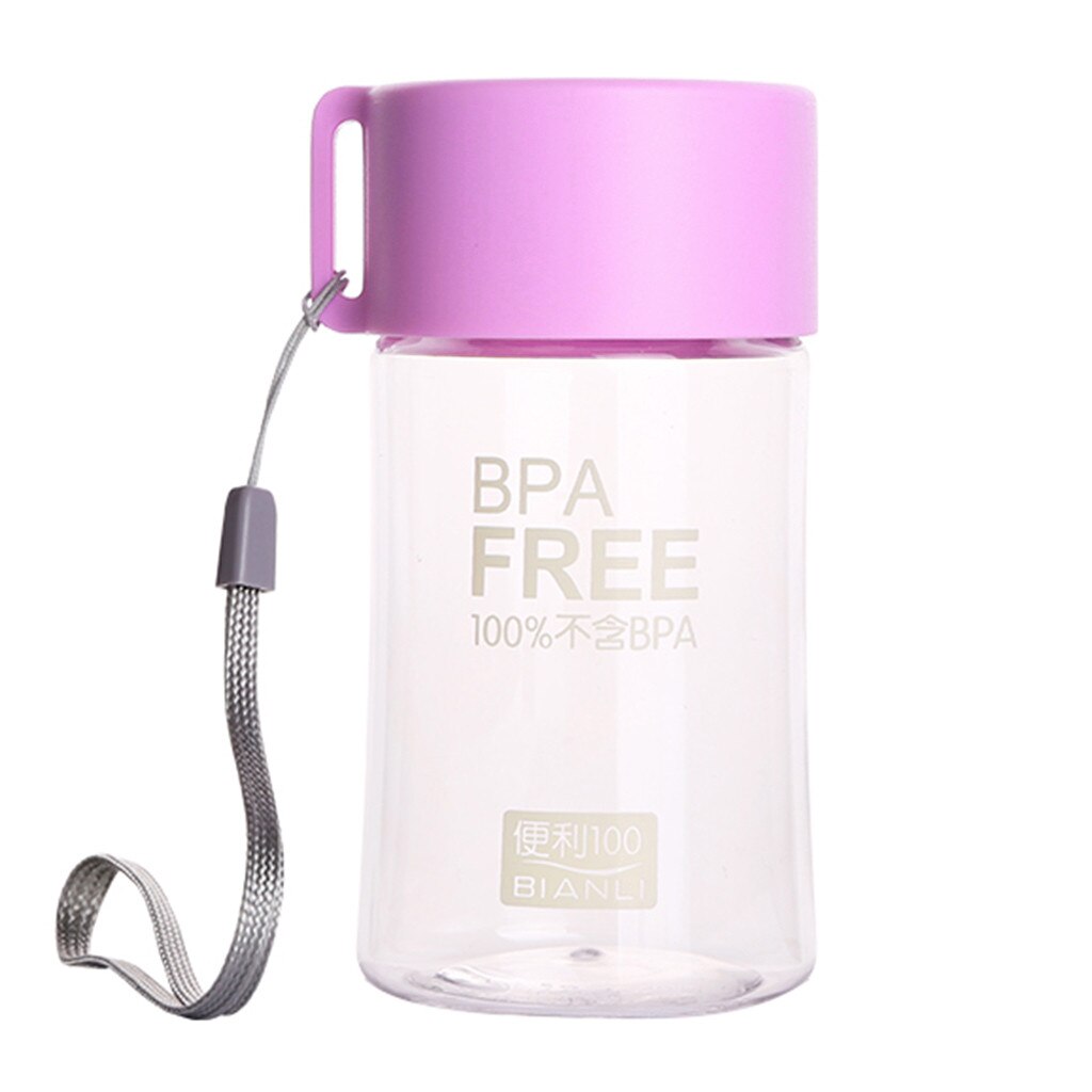 Portable Water Bottle Bpa Free Plastic Juice Water Cup Kids Adults Sport Camping Travel Water Bottles 150 ML Botellas Para Agua