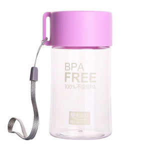 Portable Water Bottle Bpa Free Plastic Juice Water Cup Kids Adults Sport Camping Travel Water Bottles 150 ML Botellas Para Agua