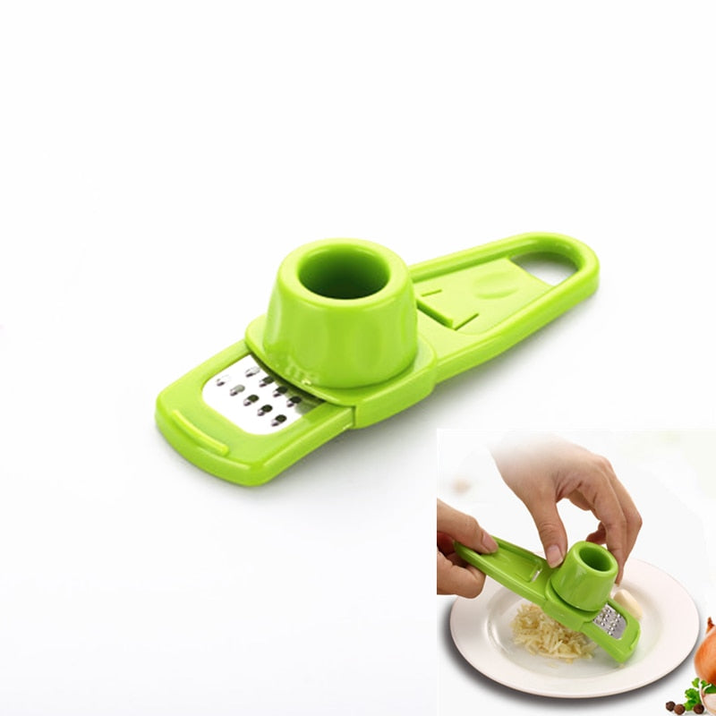1 pièces en acier inoxydable ail presse ménage manuel ail presse dispositif cuisine presse presse-agrumes gingembre ail outils accessoires de cuisine