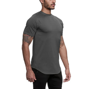 2020 camouflage Sport chemise hommes à manches courtes entraînement gymnase t-shirt hommes Compression coupe mince course t-shirt hommes Fitness hauts Sport t-shirt