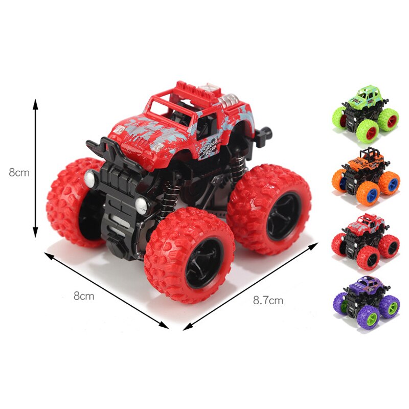Mini inertiel tout-terrain véhicule Pullback enfants jouet voiture en plastique Friction cascadeur voiture Juguetes Carro enfants jouets pour garçons