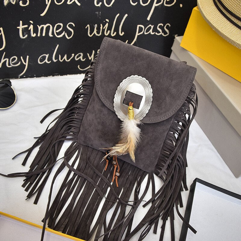 Vintage PU Leather Handbags Women Casual Crossbody Bag Female Feather Designer Messenger Soulder Bags Small Envelope Pouch Purse