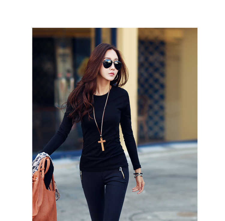 New Autumn Sweater Women Long Sleeve Plus Velvet Women Casual Bottoming Shirt Women Pullover Sweater Pull Femme Sweatershirt