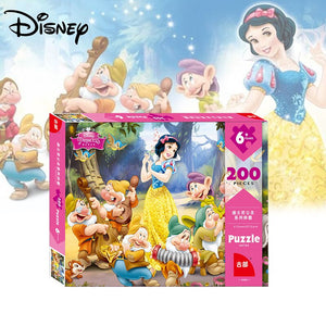 Disney Puzzle 200 Pieces Frozen / Snow White 200 Pieces / Children Puzzle Educational Toys 3D Paper Puzzles Children Toys Adult