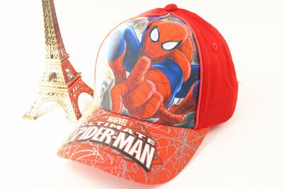 Anime Disney Marvel Frozen Mickey Mouse Kids Hat Boy Girl Travel Caps Spiderman Mickey Minnie Baby Caps Figure Gift Toys 2-8Y