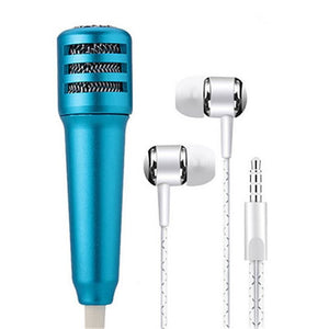 Live téléphone portable universel filaire Microphone petit Microphone condensateur casque dans l'oreille écouteurs #22